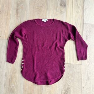 Michael Kors Burgundy Crew Neck Sweater